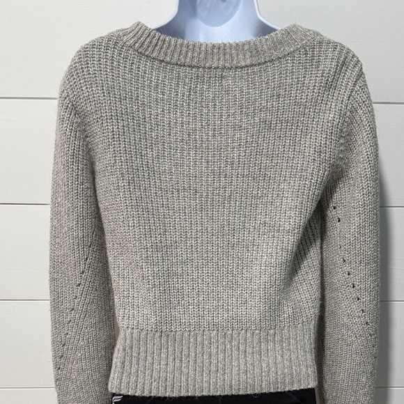 Kendall & Kylie Gray Lace-Up Sweater - Picture 5 of 6